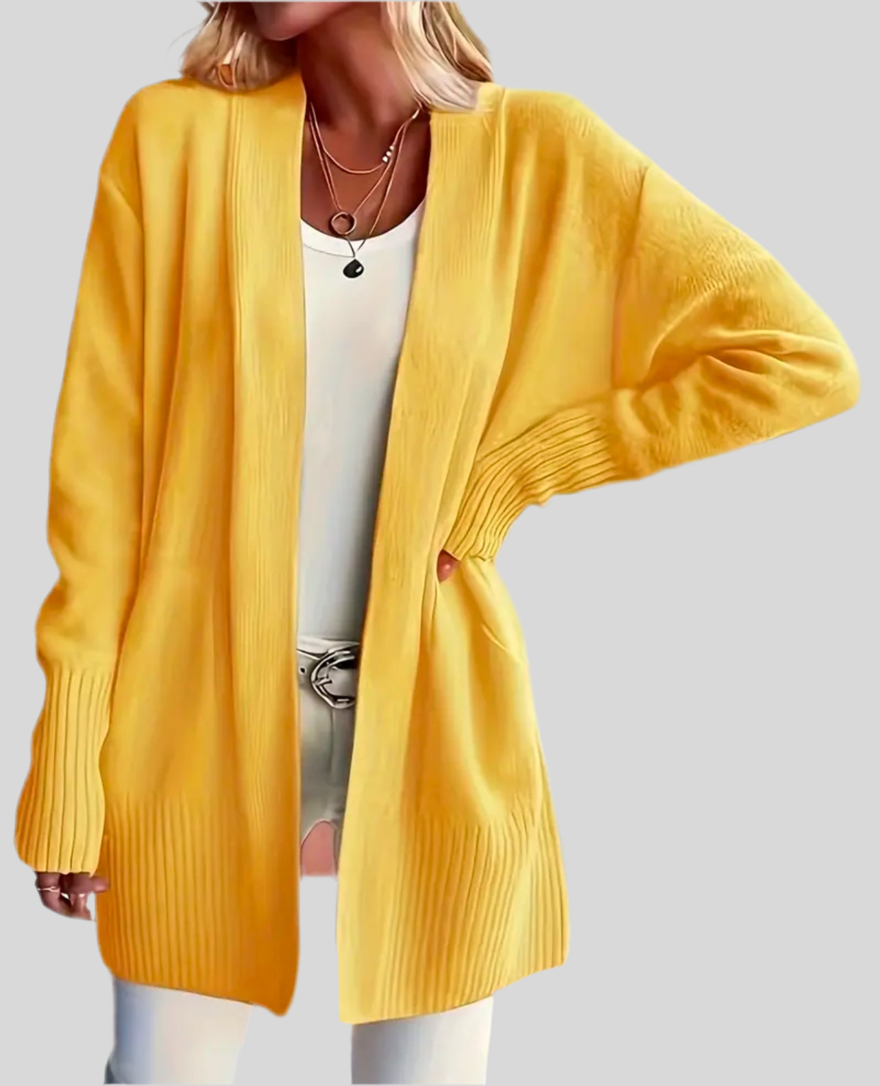 CARDIGAN DE PUNTO SUAVE 15 COLORES