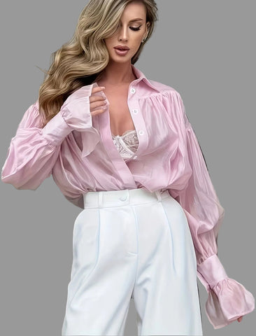 CAMISA CON CANESÚ Y PUÑOS 2 CLRS