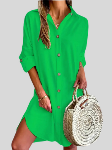 BLUSÓN CAMISERO LARGO 7 CLRS