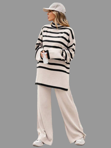 CONJUNTO DE PUNTO JERSEY RAYAS 12 CLRS