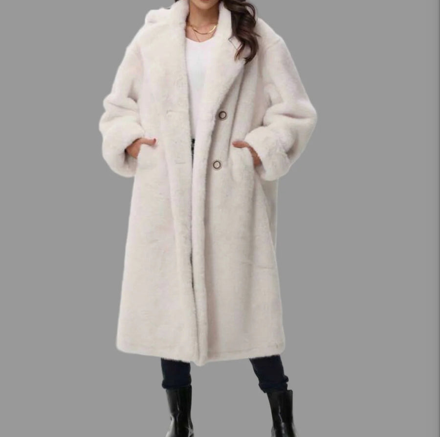 ABRIGO PIEL ECO TACTO VI SON DESPINZADO