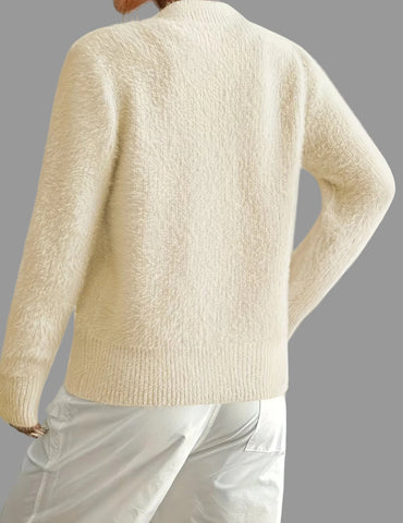 CHAQUETA DE PUNTO BOTON CORAZON 8 CLRS