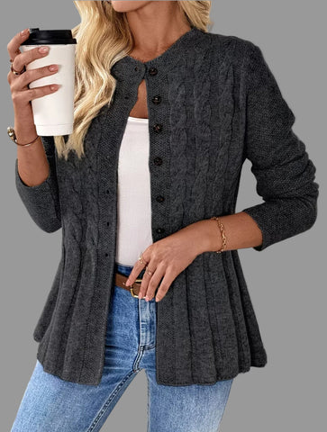 CHAQUETA DE PUNTO ENTALLADA 7 CLRS