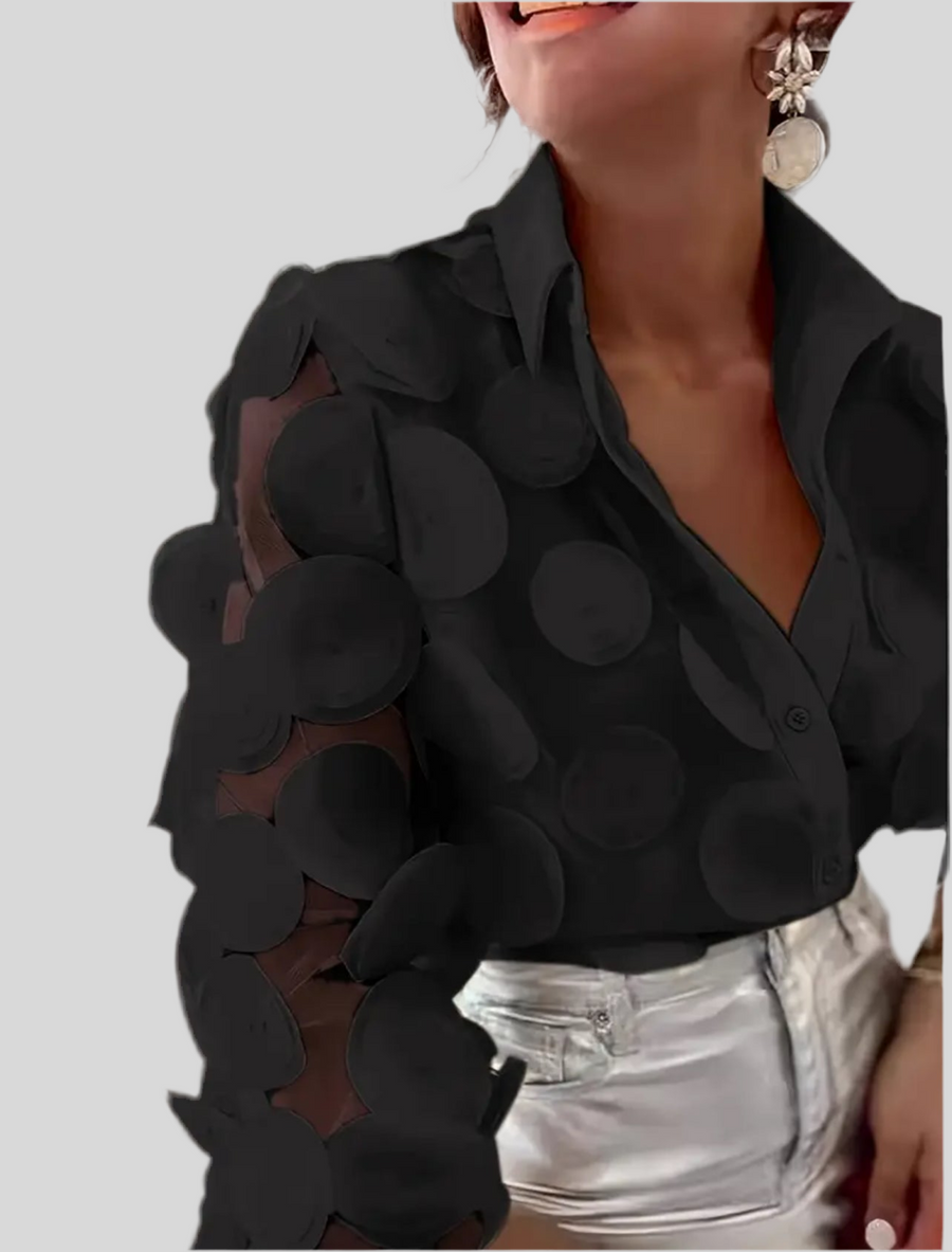 CAMISA DE ORGANZA CÍRCULOS 6 CLRS
