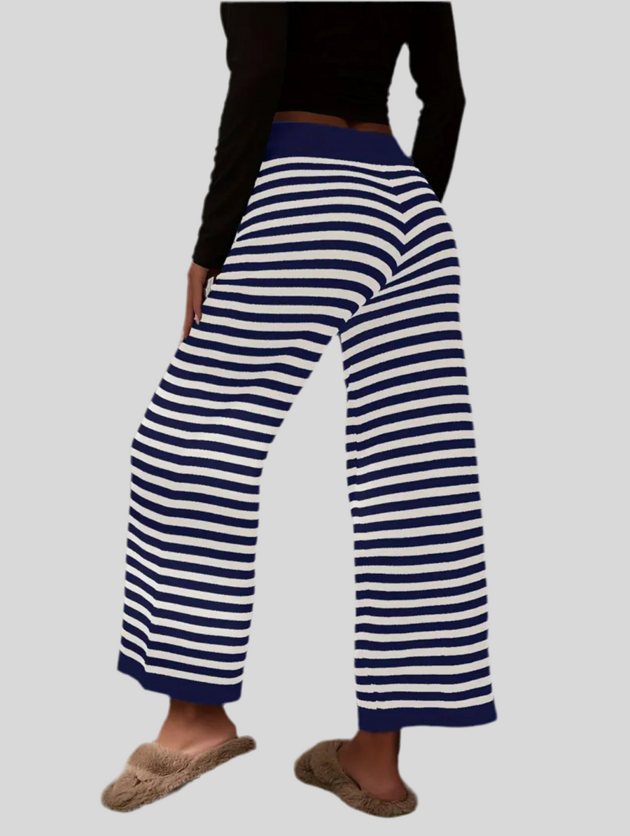 PANTALÓN DE RAYAS ESTILO MARINERO 4 CLRS