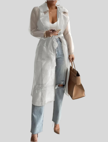 TRENCH DE ORGANZA OVERSIZE 5CLRS