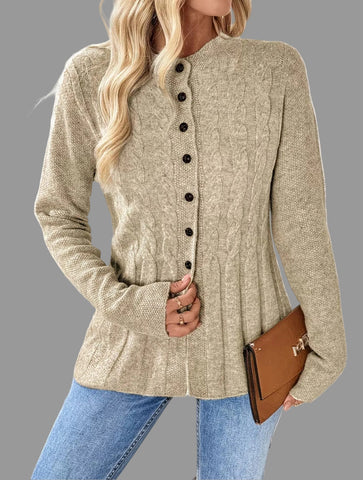 CHAQUETA DE PUNTO ENTALLADA 7 CLRS