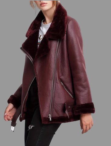 CAZADORA ESTILO BIKER CUERO ECO 2 CLR