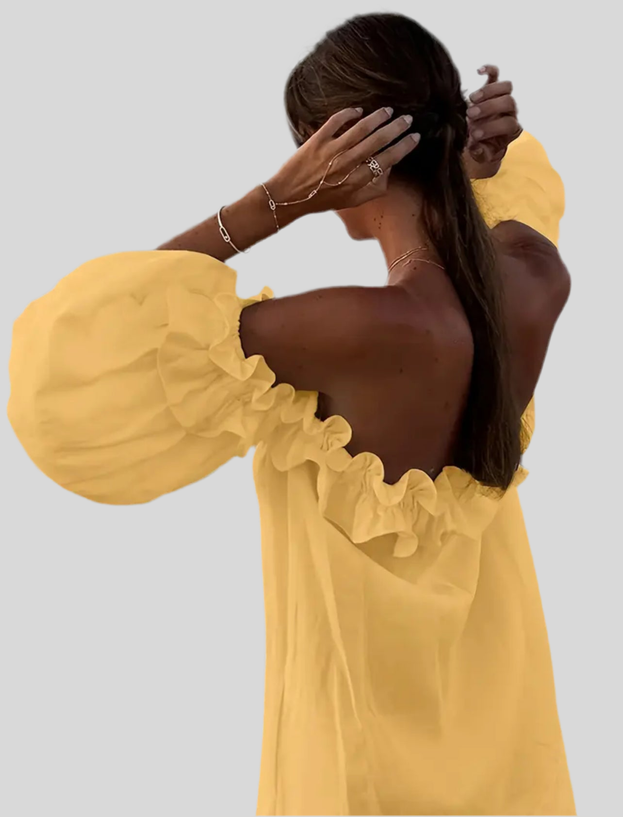 VESTIDO VERANO OPEN SHOULDERS 6 CLRS