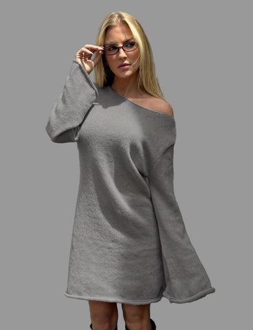 VESTIDO CORTO DE PUNTO A-LINE 3 CLRS