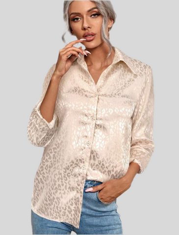 CAMISA SATÉN RELIEVE A PRINT 11 CLRS