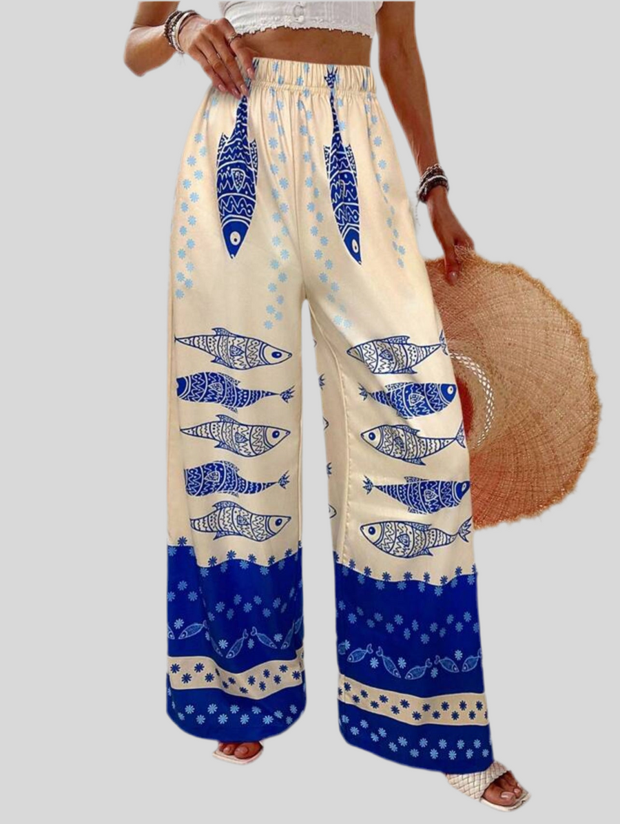 PANTALÓN DE VERANO ESTAMPADO 7 CLRS