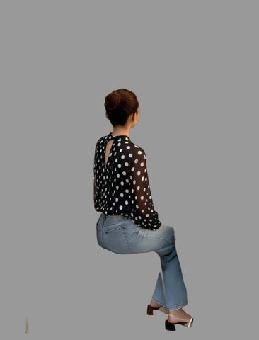 CAMISA LUNARES DE GASA AMPLIAS MANGAS 6 CLRS