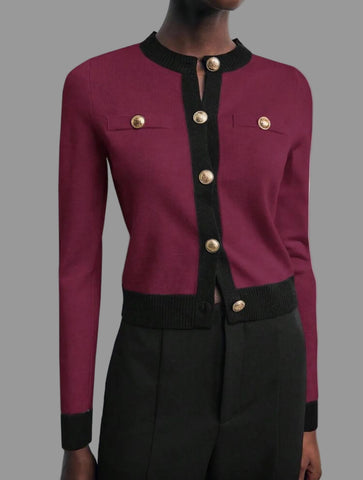 CHAQUETA PUNTO CORTA BORDE 4 CLRS