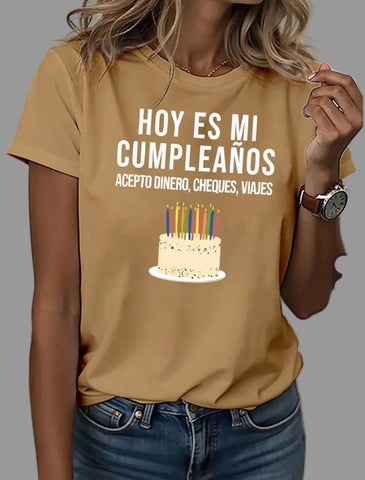 CAMISETA MANGA CORTA CUMPLEAÑOS 7 CLRS