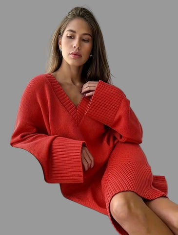 VESTIDO JERSEY DE PUNTO OVERSIZED 5 CLRS