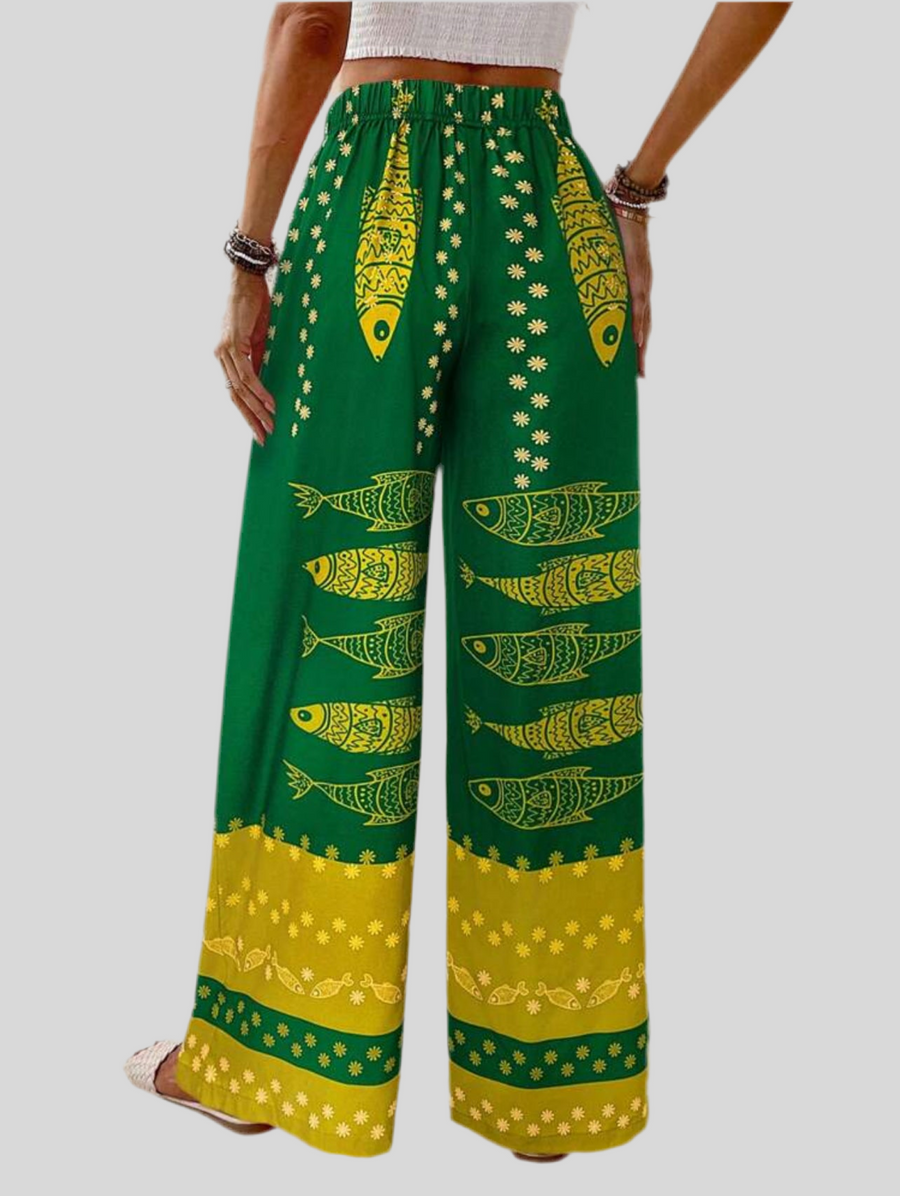 PANTALÓN DE VERANO ESTAMPADO 7 CLRS