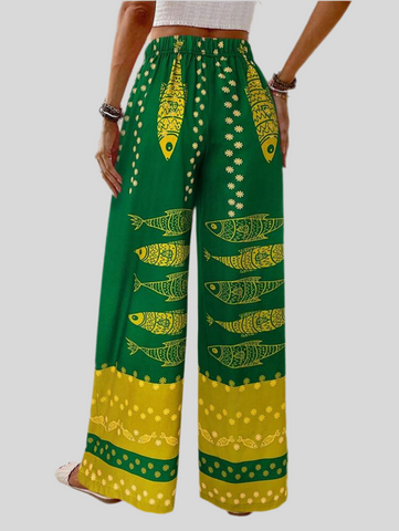 PANTALÓN DE VERANO ESTAMPADO 7 CLRS