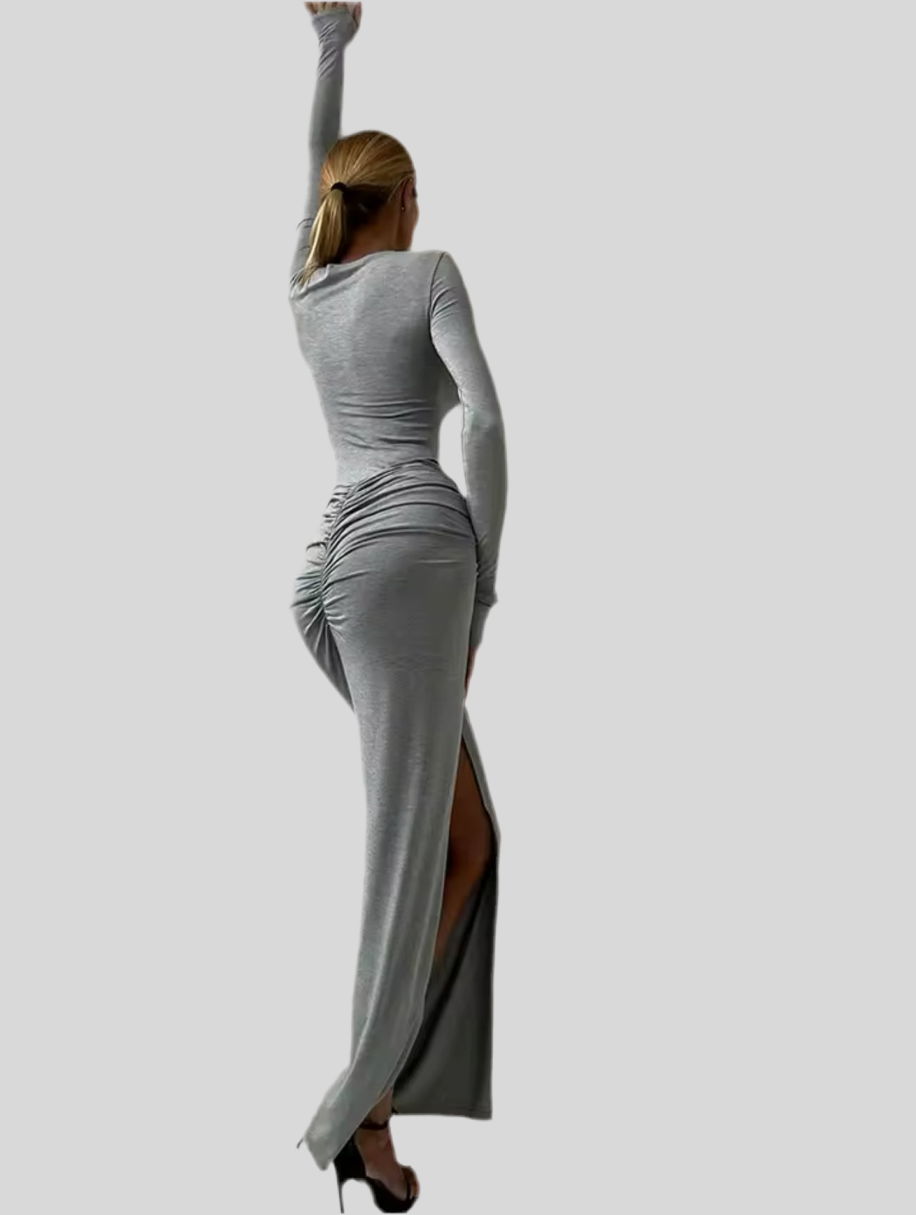 M/L BODY SET WITH DRAPED SKIRT
