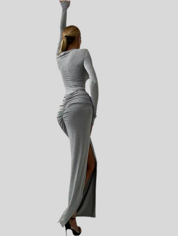 M/L BODY SET WITH DRAPED SKIRT