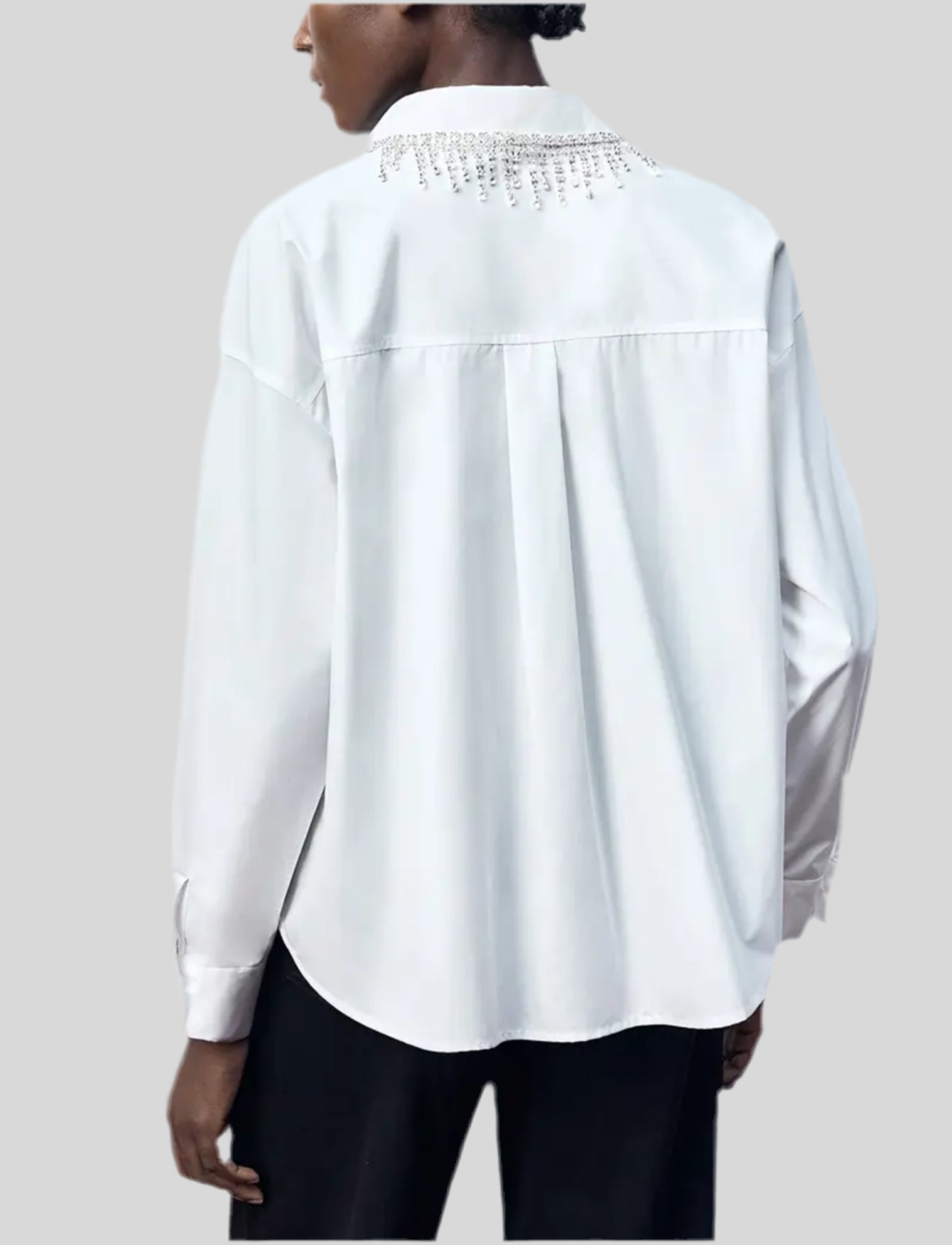 CAMISA CLÁSICA CON CRISTALES 2 CLRS