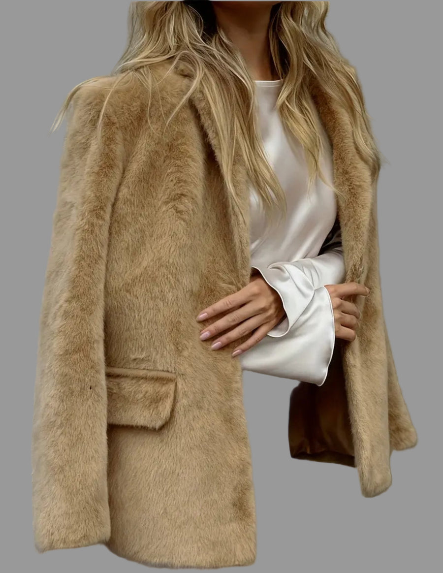 BLAZER DE PELUCHE CON BOLSILLOS 1 CLRS