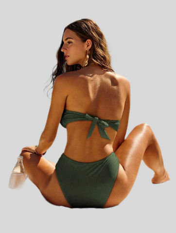 BIKINI BANDEAU CON BRAGA ALTA 4 CLRS