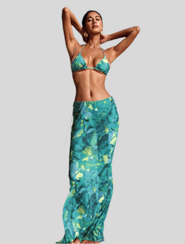CONJUNTO DE FALDA Y TOP VERANO PLAYA