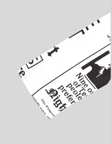 VESTIDO LARGO DE LYCRA NEWSPAPER