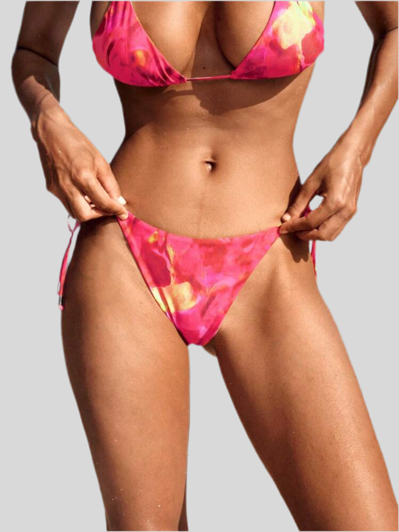 BIKINI DE TRIANGULO ESTAMPADO