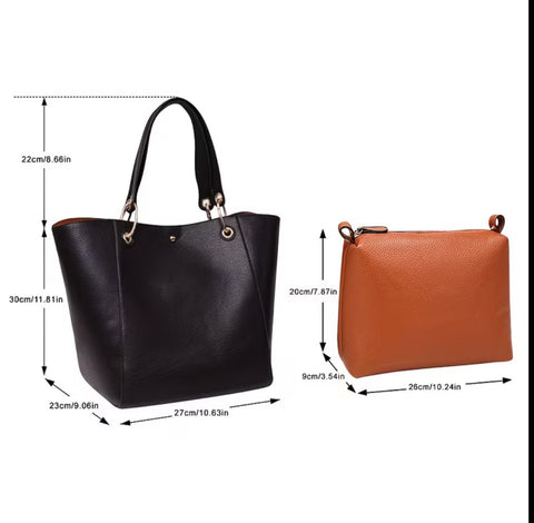 BOLSO SHOPPING CON BOLSO INTERIOR 9 CLRS