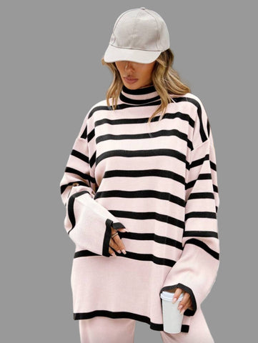 CONJUNTO DE PUNTO JERSEY RAYAS 12 CLRS