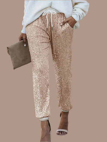 PANTALÓN LENTEJUELAS TOBILLO 6 CLRS
