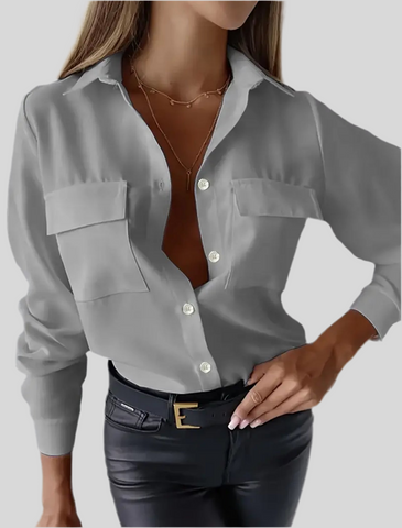 CAMISA CON BOLSILLOS SOLAPA 6 CLRS