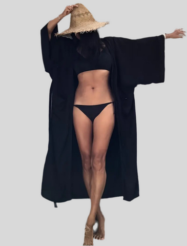 KIMONO LISO CON CINTURÓN 4 CLRS