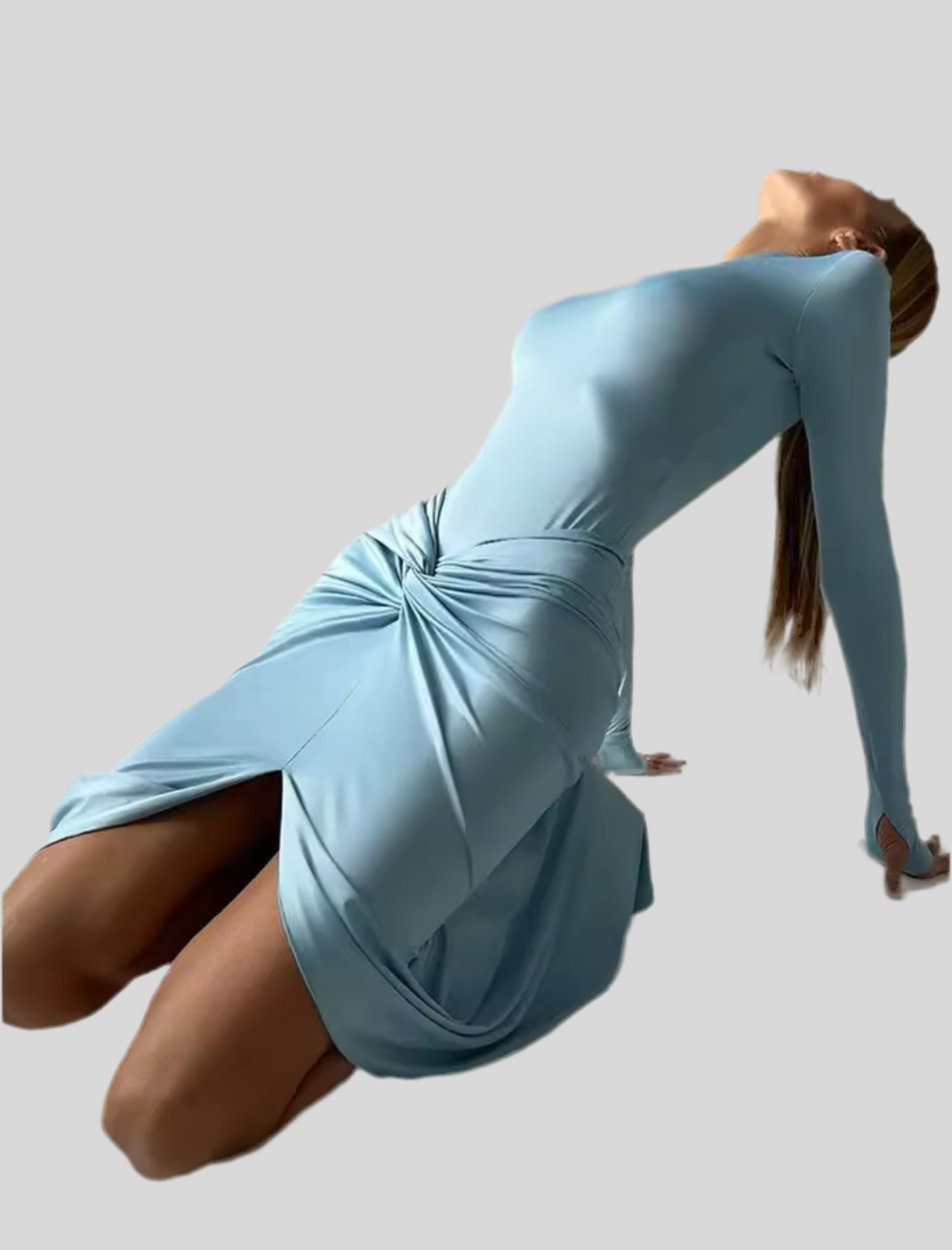 M/L BODY SET WITH DRAPED SKIRT