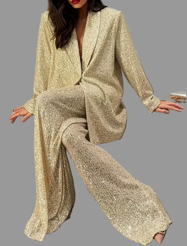 CONJUNTO DE PANTALÓN OVRSIZED LENTEJUELAS 5 CLRS