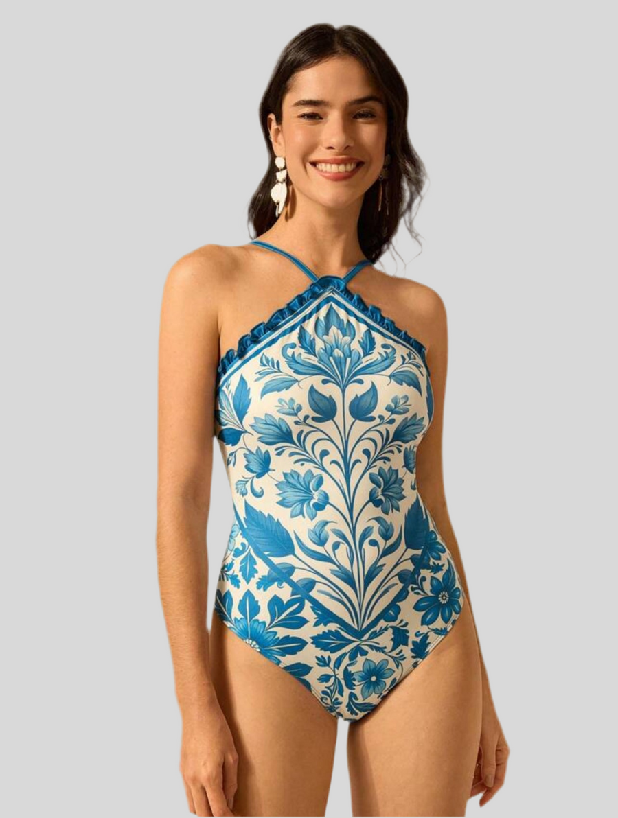 TRAJE DE BAÑO ESTAMPADO KIBAK 2 CLRS