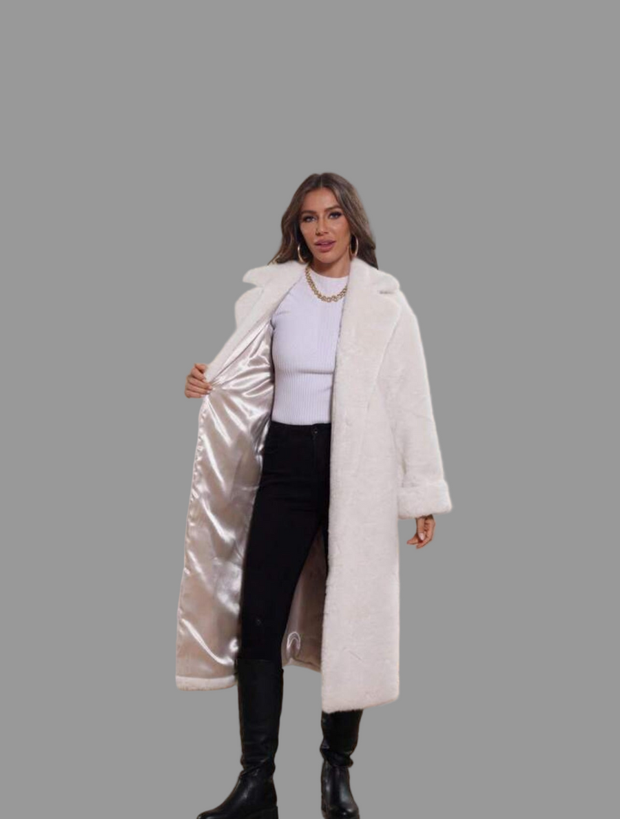 ABRIGO PIEL ECO TACTO VI SON DESPINZADO