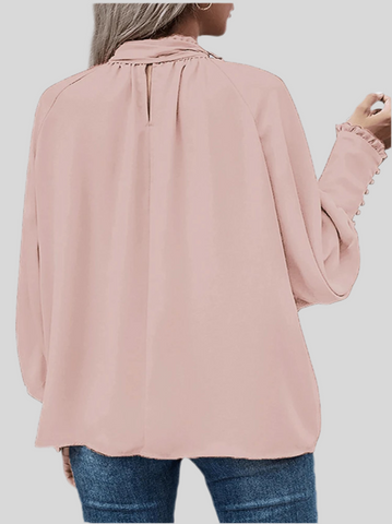 CAMISA CON CON LAZADA Y PUÑOS 10 CLRS