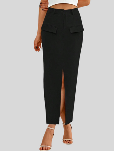 STRAIGHT EXECUTIVE SKIRT 4 CLRS