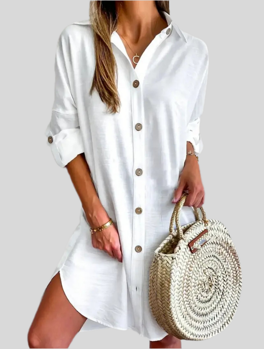 BLUSÓN CAMISERO LARGO 7 CLRS