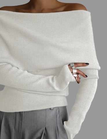 JERSEY ENTALLADO CUELLO AMPLIO  3 CLRS