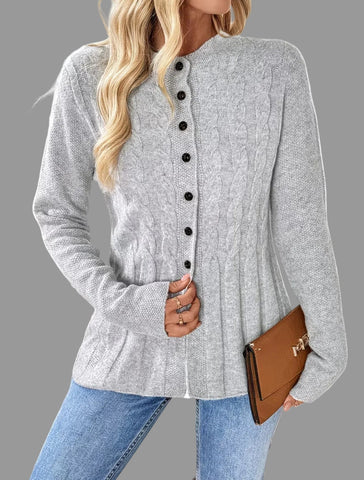 CHAQUETA DE PUNTO ENTALLADA 7 CLRS