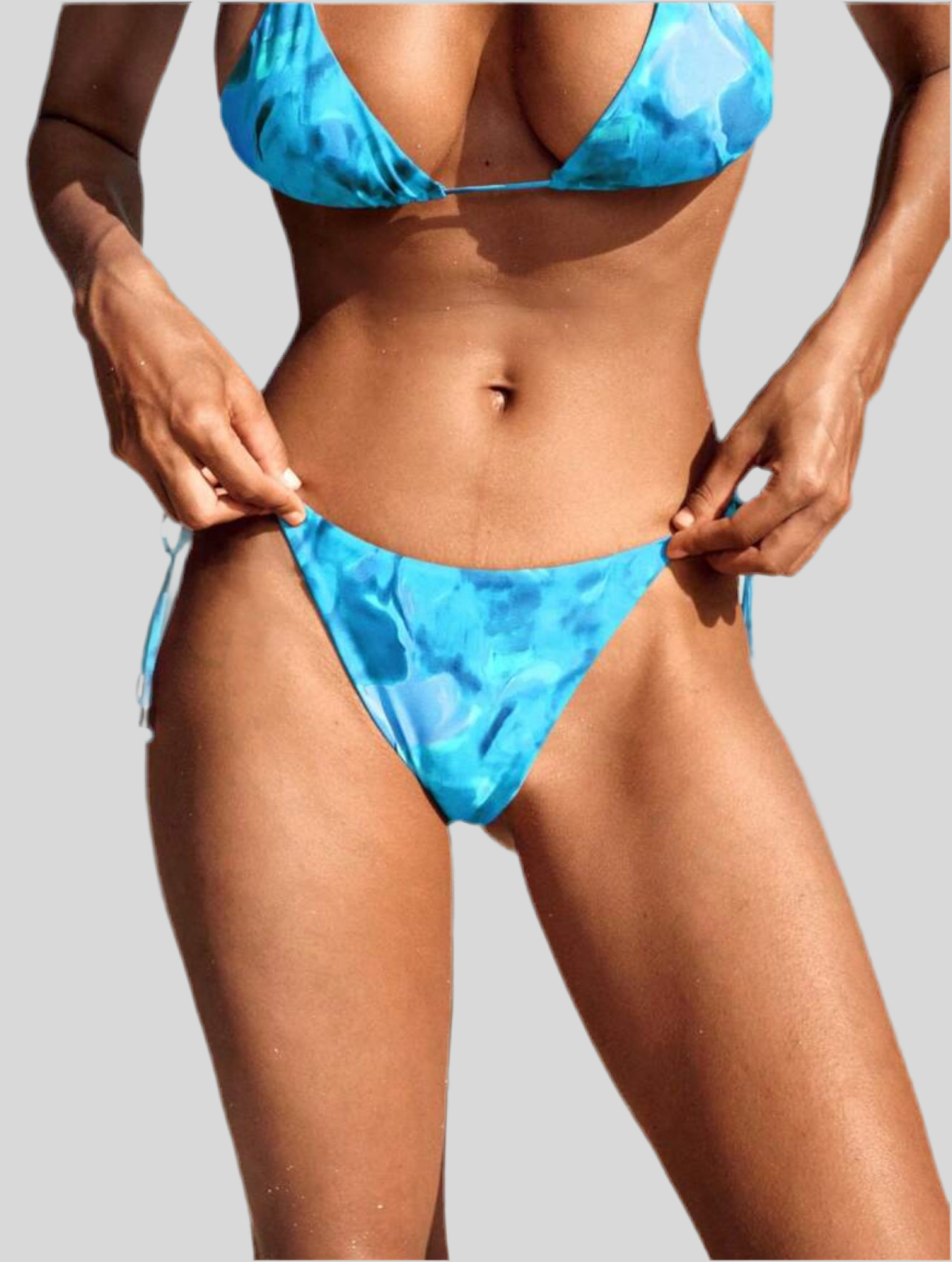 BIKINI DE TRIANGULO ESTAMPADO