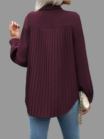 CAMISA AMPLIA CON TRASERO PLISADO 8 CLRS