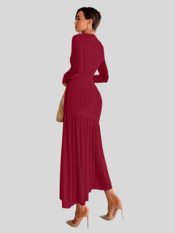 VESTIDO DE TUL DRAPEDO 19 CLRS