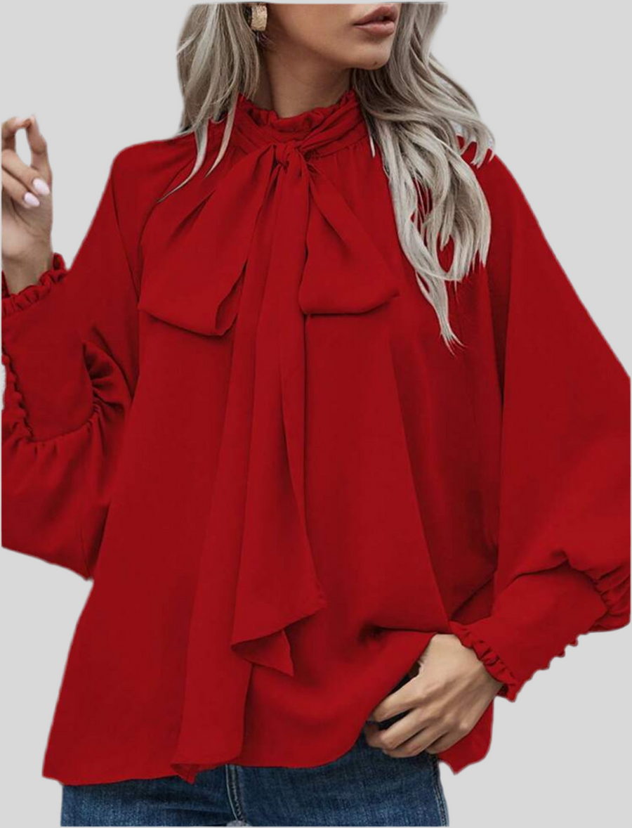 CAMISA CON CON LAZADA Y PUÑOS 10 CLRS
