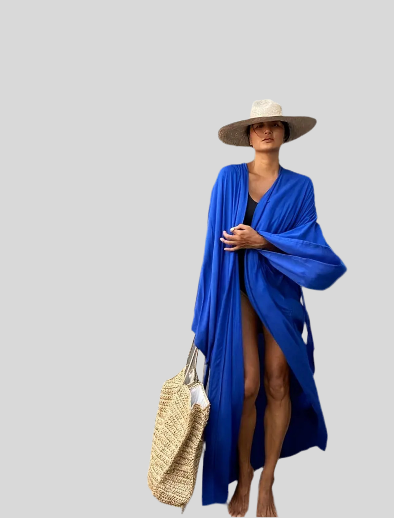 KIMONO LISO CON CINTURÓN 4 CLRS