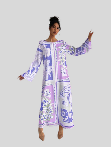 KAFTAN AMPLIO ESTAMPADO 2 CLRS